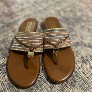 Italian Shoemakers Size 7.5 Women’s Colorful Sandals